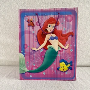Disney Little Mermaid Medium Paper Tote Bag Gift Bag Sac-Cadeau - Picture 1 of 10