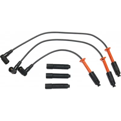 For Mercedes-Benz SL320 Spark Plug Wire 1994-1996 Set of 3 Black Finish 6 Cyl - image 1 of 4