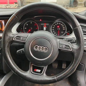 AUDI A4 B8.5 S-LINE LEDER MULTIFUNKTIONSLENKRAD KOMPLETT Bj 2012 - Bild 1 von 7