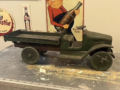 1920’s Buddy L  Stake Side Truck Original Pressed Steel Toys Keystone Sturditoy - Image 1 of 4