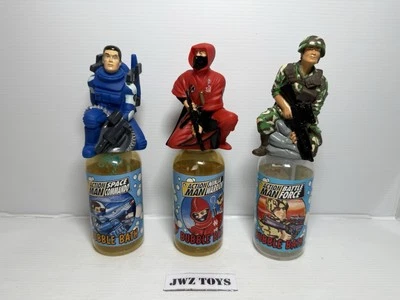 x3 RARO - HOMBRE DE ACCIÓN / Guerrero Ninja - BAÑO DE BURBUJAS/FIGURA DE REMOJO - HASBRO - 1994 -254 Foto 1 de 4