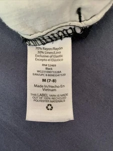 Wonder Nation Girl Linen Blend Black Shorts - Picture 1 of 5