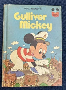 1975 book Walt Disney -Gulliver Mickey- Hardcover Book Kids Book - Picture 1 of 1