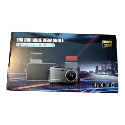 VEHCHE RECORDER FHD DVR Wide Angle Black Box 4” Screen Full HD 1080 Camera (NEW) - Image 1 of 4