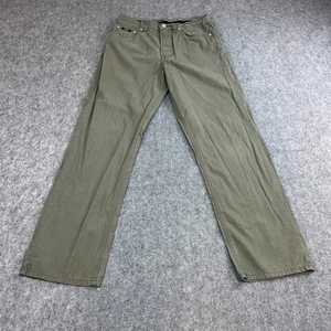 Pantaloni chino uomo Hugo Boss pantaloni dritti 30 32 verde pistacchio preppy vintage - Foto 1 di 11