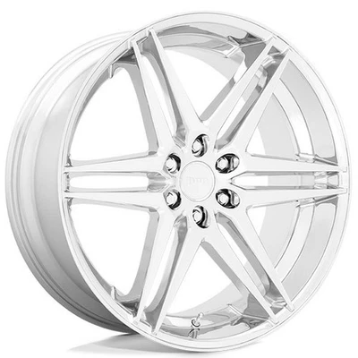 26x10"Dub Wheels Dirty Dog S265 Chrome Rims (S04) - Imagem 1 de 2