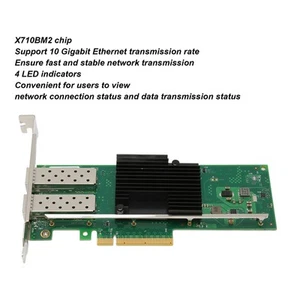 10Gb SFP+ PCIE Network Card NIC SFP X710BM2 Chip Ethernet Converged US - Picture 1 of 12