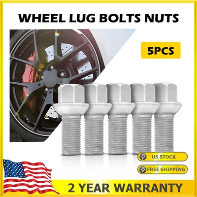 5pc Lug Wheel Nuts Bolts For Mercedes Benz E300 E350 E320 E400 E500 GL320 GL350 - Image 1 of 4