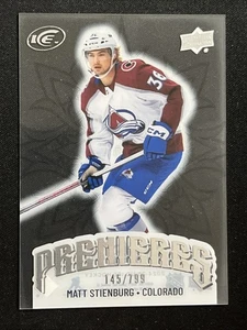 24-25 UD ICE Hockey Novato Premiers Corte Transparente 210 Matt Stienburg/799 - Imagen 1 de 2