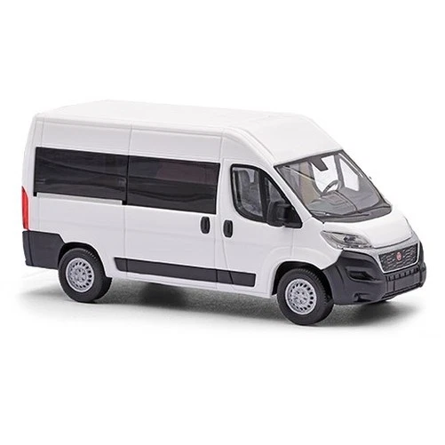 Busch 54650 - 1/87 Fiat Ducato Bus, Blanc FORMNEUHEIT - Neuf - Photo 1/1