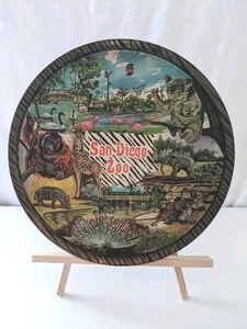 Vintage San Diego Zoo Metal Tray Souvenir - Picture 1 of 12