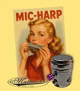 Microfono universale Tin Can Per armonica A Bocca Matteacci's - Foto 1 di 4