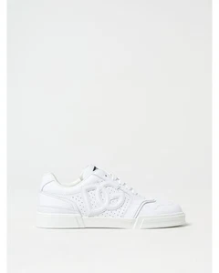 Dolce & Gabbana Leather LowTop Sneakers Perforated Detail Kids White - Picture 1 of 3