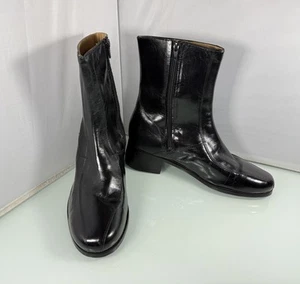 Nunn Bush Bristol stivaletti scarpe eleganti uomo taglia 8 D pelle nera Beatle - Foto 1 di 9