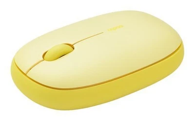 Rapoo M660 Silent 1300 DPI Büro Maus Optisch  Gelb - Bild 1 von 4