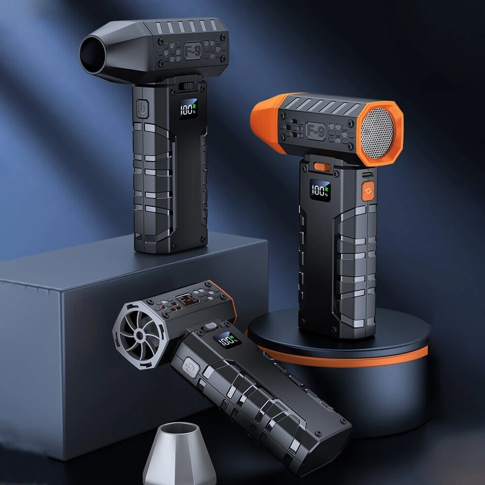 Ventilatore a getto turbo ventilatore 130000 giri motore brushless turbofan violento ricaricabile NUOVO - Immagine 1 di 4