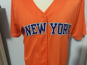New York Knicks #46 Sewn Mesh NBA Baseball Jersey Adult Large - Picture 1 of 5