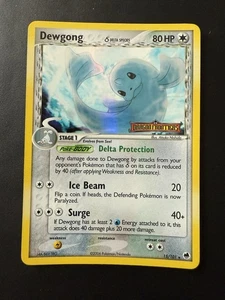Pokemon TCG EX Dragon Frontiers Dewgong 15/101 Stamped Reverse Holo Near Mint - Bild 1 von 20