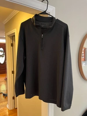 Pullover Pebble Beach Performance Para Hombre 1/4 Cremallera Talla XL Gris - Usado BONITO Foto 1 de 3
