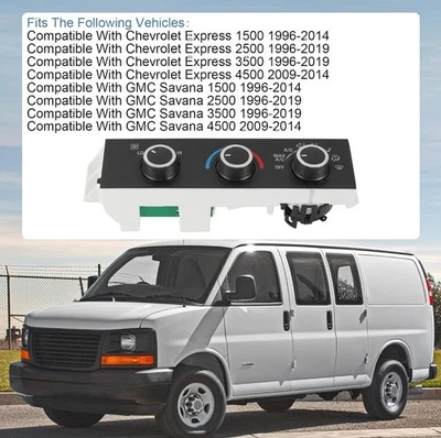 Módulo de control de clima delantero para Chevy Express GMC Savana Safari G3500 1996-2019 Foto 1 de 4