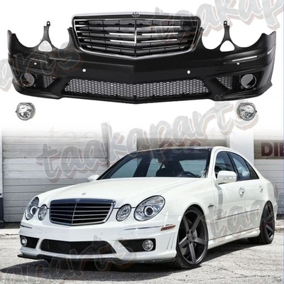 Front Bumper Body kit W/ PDC E63 For Mercedes W211 E-Class 2007-2009 Foto 1 de 4