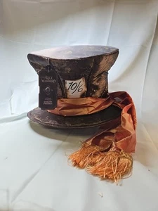 BRAND NEW Mad Hatter Top Hat Disney Alice In Wonderland Adult Size- Large - Picture 1 of 10