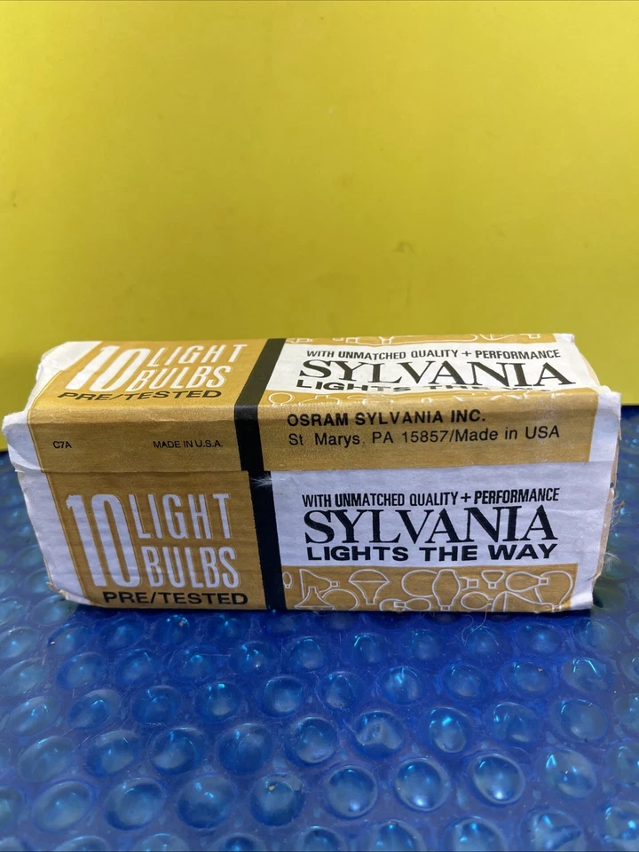 Sylvania 6 Watt CA CL 130V Indicator Clear Light Bulbs New 10 Pack - Image 1 of 1