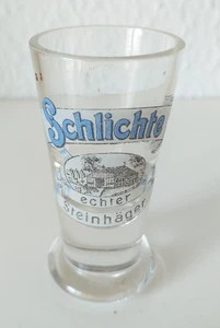 Schnapsglas Reklame - Schlichte echter Steinhäger  , 031125-16 - Bild 1 von 3