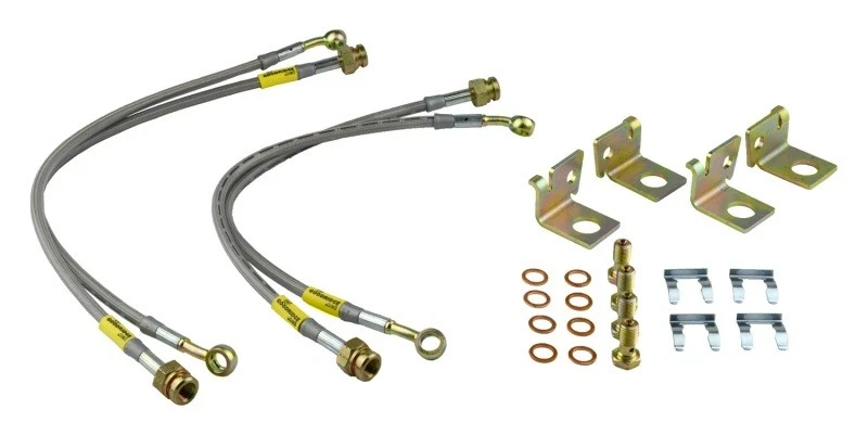 Kit de linha de freio trançada Goodridge G-STOP SS compatível com 2005 Corvette C6 12290 - Imagem 1 de 1