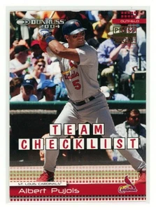 ALBERT PUJOLS 2004 Donruss Team Checklist Press Proof Gold #398 15/25 - Picture 1 of 2