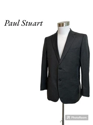 Paul Stuart Gris Rayas Blazer Traje Chaqueta Clásico Profesional Hombres M Foto 1 de 4