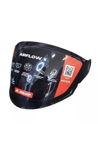 Visiera Lunga Scura Fumè Casco Demi Jet LS2 OF616 Airflow II - Foto 1 di 1