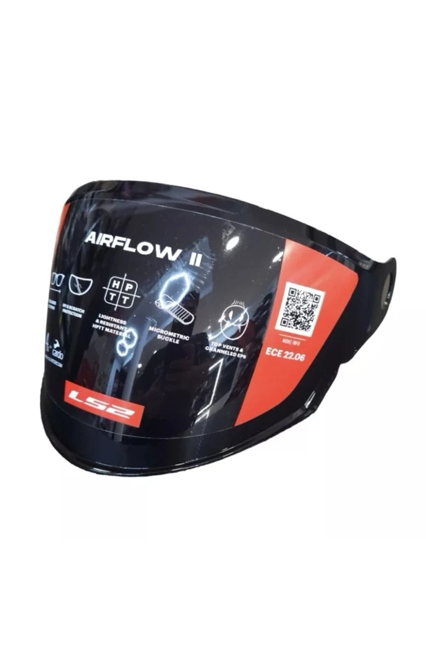 Visiera Lunga Scura Fumè Casco Demi Jet LS2 OF616 Airflow II - Immagine 1 di 1