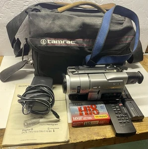 Sony Handycam DCR-TRV110 Digital 8 Hi8 8mm Camcorder Bundle mit Fernbedienung -GETESTET- - Bild 1 von 16