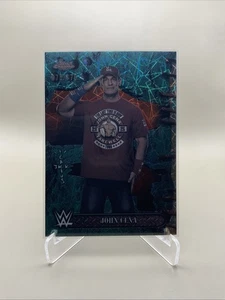 2025 Topps Chrome x Cactus Jack WWE - Teal Laser /175 - #1 John Cena - Picture 1 of 2