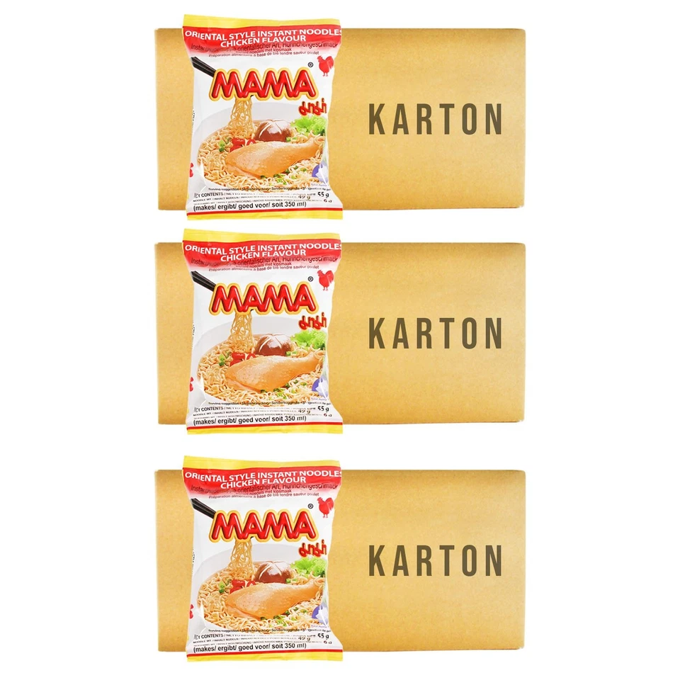 90x55g Mama Instant Nudelsuppe Huhngeschmack INSTANTNUDELN Huhn