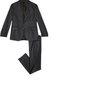 Kenneth Cole REACTION Kids Performance Fabric Slim Fit Suit black- Size 10 R New - Picture 1 of 4