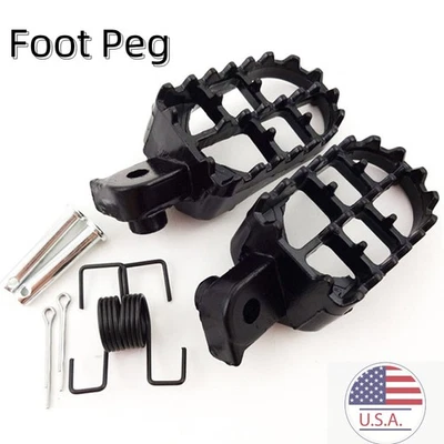 Широкие подножки для мотоцикла подножка болт 8 мм для Honda CRF XR Kawasaki KLX110 - Изображение 1 из 4