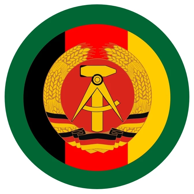 2 pegatinas de tropas fronterizas imán RDA para Wartburg Robur LO W50 L60 Ural SIL UAZ  Foto 1 de 1