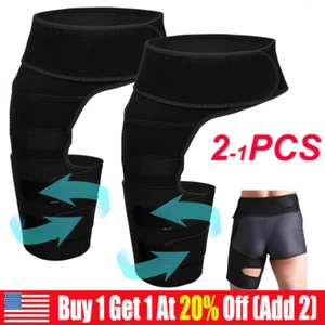 2 Pack Hip Brace for Sciatica Pain Relief - Sciatic Nerve Wrap Hip Brace US - Picture 1 of 15