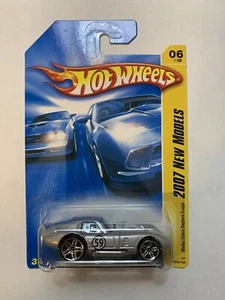 2007 Hot Wheels Shelby Cobra Daytona Coupe #6 Silver - Picture 1 of 2