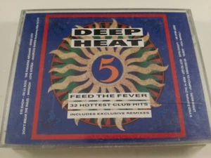 Deep Heat 5 : Feed The Fever : Vintage Double Cassette Album From 1990 - Picture 1 of 4
