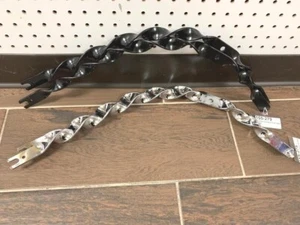 Bent Flat Twisted LEGS Black or Chrome for 26" Bicycle Springer Fork - Picture 1 of 3