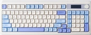 99 Key Keyboard, Tri-Mode Bluetooth/2.4GHz/USB-C Cute Creamy Gaming Keyboard - Picture 1 of 9