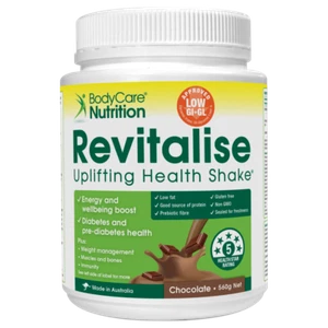 BodyCare Nutrition Revitalise Uplifting Health Shake 560g - Chocolate Flavour - Picture 1 of 1