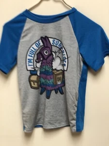 FORTNITE - PJ Top - Size XL - Full of Surprises - GUC - Blue and Gray  - Picture 1 of 4