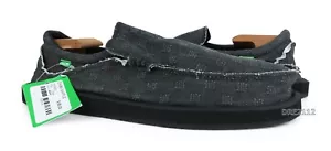 Zapatos de surfista Sanuk Chiba Waffle negros acera para hombre talla 10 -NUEVOS- - Imagen 1 de 4