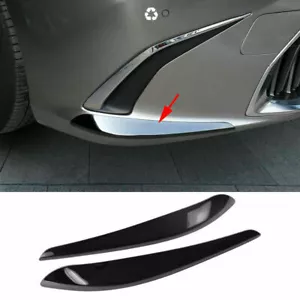Delantales alerón labial delantero de acero negro para Lexus ES300h 250 350 300 19-2022 - Imagen 1 de 4