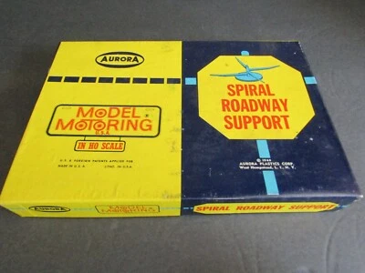 Aurora Model Motoring T-Jet #1594 SPIRAL ROADWAY SUPPORT in BOX- NEW OLD STOCK - Image 1 of 4