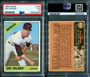 PSA 5 1966 Topps #126 Jim Palmer RC Baltimore Orioles G00 4310 - Picture 1 of 1